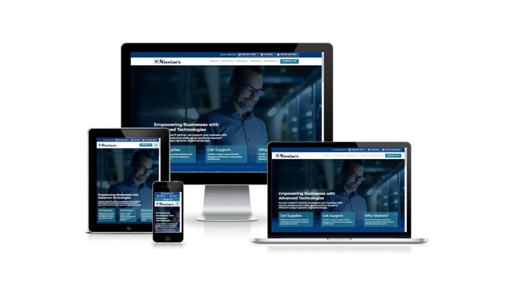 Sissine's office systems website