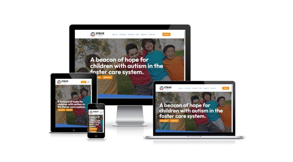 Strive youth & family services website