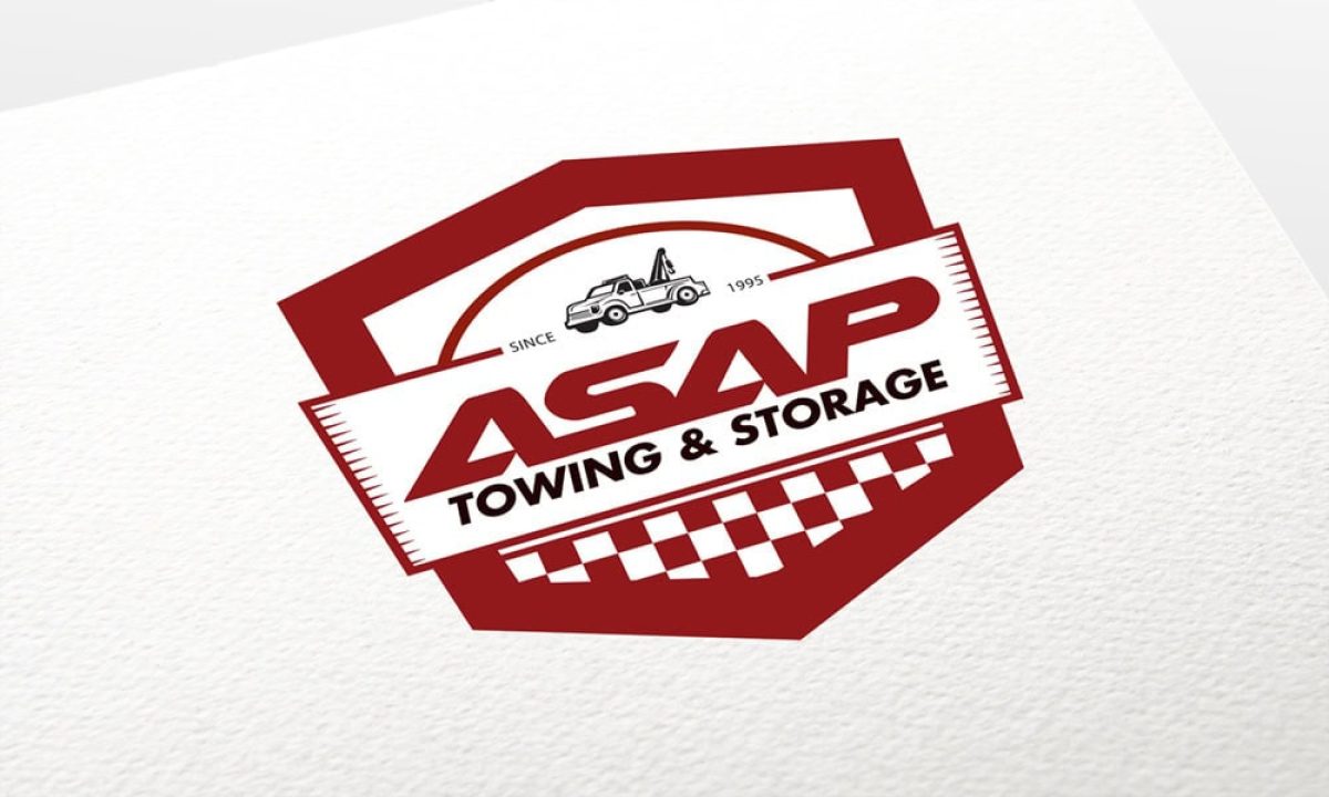 Asap towing logo & branding