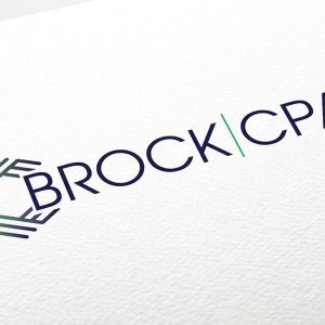 Brock cpa logo & collateral