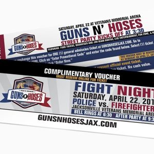 Guns 'n' hoses logo design + collateral