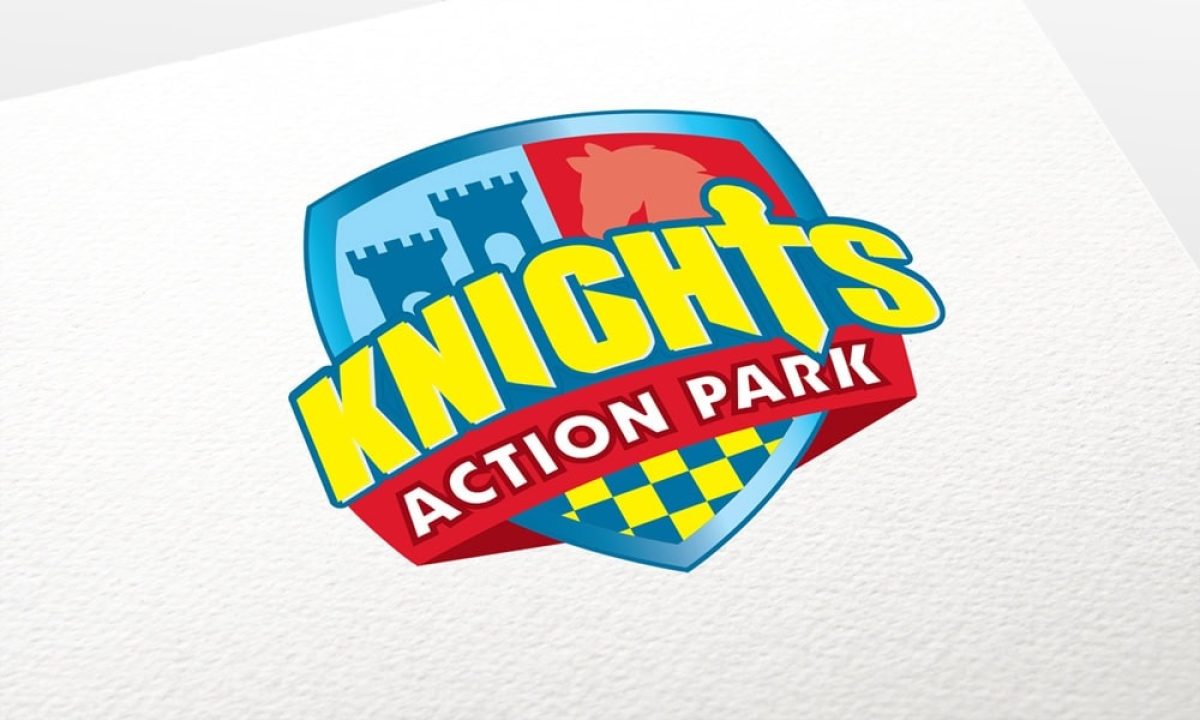 Knights action park logo & collateral