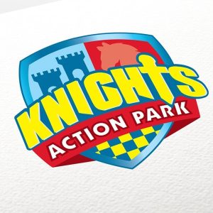 Knights action park logo & collateral
